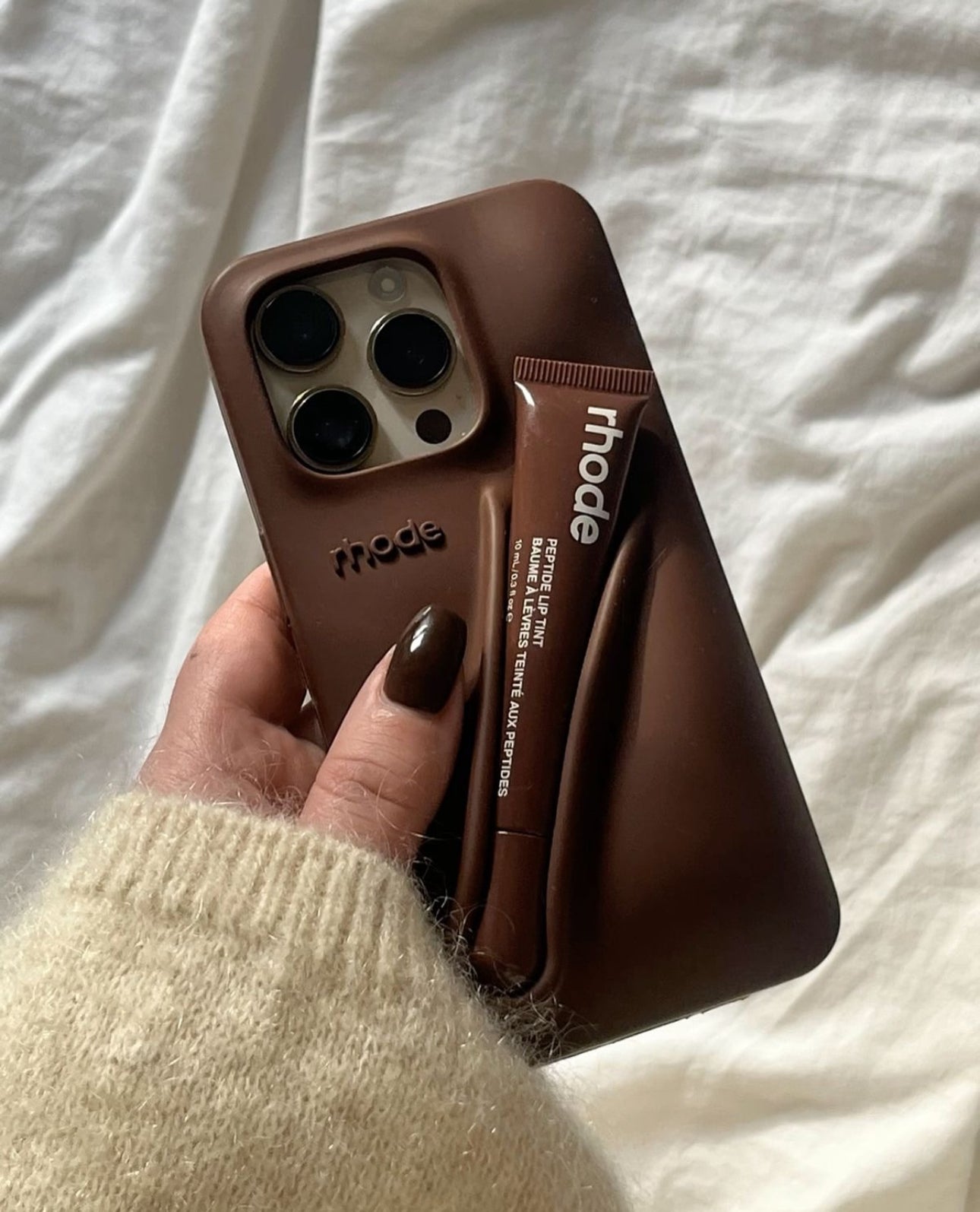 Original Rhodes LipGloss Silicone Case With Box