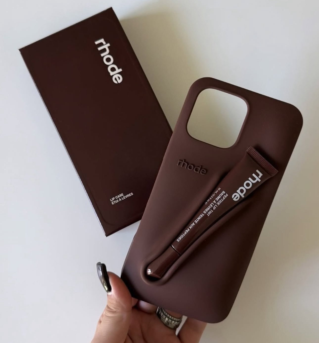 Original Rhodes LipGloss  Silicone Case With Box