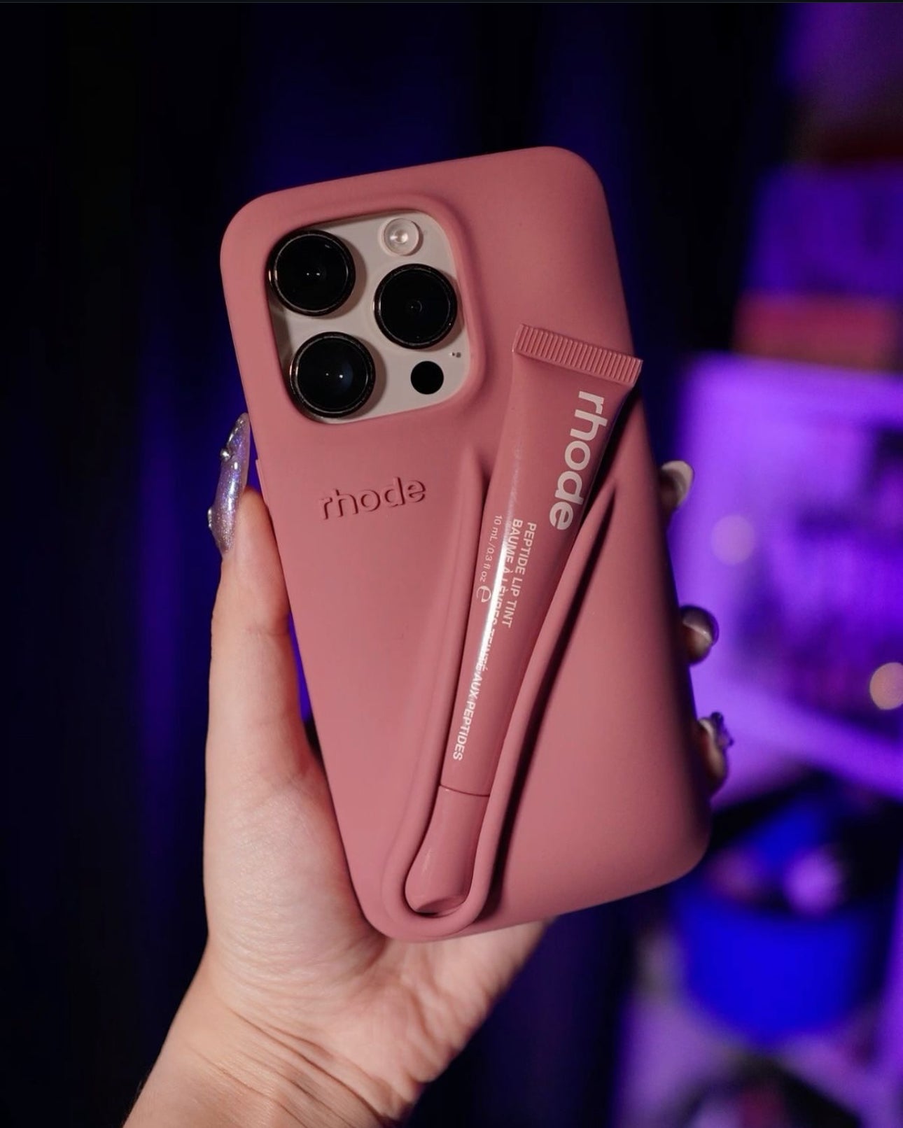 Original Rhodes LipGloss  Silicone Case With Box